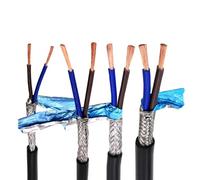 Cavo schermato multipolare RVVP20AWG 0,5 mm2 3 4 5 6 8 10 12 14 16 20 Cavo del segnale di controllo anti-interferenza a 24 nuclei(24 cores 3 meters)
