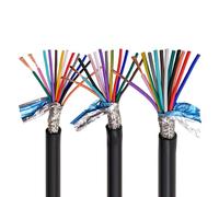 Cavo schermato multipolare RVVP22AWG 0,3 mm2 3 4 5 6 8 10 12 14 16 20 Cavo del segnale di controllo anti-interferenza a 24 nuclei(16 cores 3 meters)