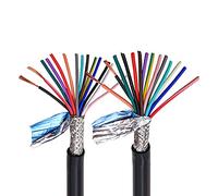 Cavo schermato multipolare RVVP24AWG 0,2 mm2 3 4 5 6 8 10 12 14 16 20 Cavo segnale di controllo anti-interferenza a 24 conduttori(20 cores 3 meters)
