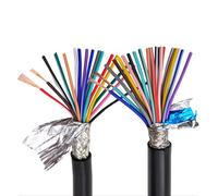 Cavo schermato multipolare RVVP24AWG 0,2 mm2 3 4 5 6 8 10 12 14 16 20 Linea segnale di controllo anti-interferenza a 24 nuclei(20 cores 3 meters)