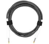 Cavo schermato per chitarra da 6,35 mm maschio a maschio cavo di rame per riduzione del rumore per chitarre elettriche Basso Design intrecciato doppia testa dritta cavo di collegamento