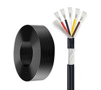 Cavo Schermato Professionale 2547 - Cavo Audio, Microfono E Controllo In Rame Stagnato Con Isolamento In Protezione EMI, Bassa Tensione for Applicazioni Industriali(100ft,26AWG-5C)