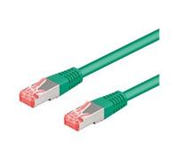CAVO RETE S-FTP CAT.6A DOPPIA SCHERMATURA LSOH COLORE VERDE MT. 7