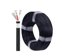 Cavo Schermato UL2547 26-18AWG 2C, Filo Multifilare In Rame Stagnato, Guaina In PVC Flessibile, Filo A Bassa Tensione For Audio, Sistemi Di Controllo, CCTV, Elettronica Fai Da Te, 25 Piedi(25FT,2C-26A