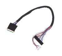 Cavo schermo LCD LVDS LVDS a 40 pin a 6 bit con due canali e strato esterno in PVC flessibile