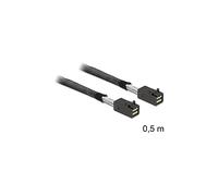 CAVO SCSI DELOCK 0.5m, Mini SAS HD x 4 SFF 8643