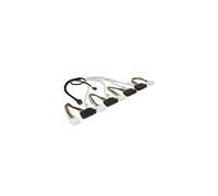 DeLock cavo SAS 83390 – Mini SAS HD (SFF 8643) a 4× SAS 29p (SFF 8482) 0,5 m Multicolore