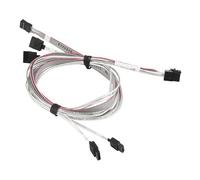 Supermicro CBL-SAST-0556 cavo Serial Attached SCSI (SAS) Nero, Bianco