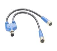 Cavo Sdoppiatore Tipo Y M12, Cavo Di Derivazione Sensore/attuatore A 5 Pin Con Codifica A for Automazione Industriale, Si Collega A PCM-0690, 0,2 M