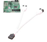 Cavo Sdoppiatore USB 2.0 | Cavo Prolunga Splitter USB 2.0 A 9 Pin - Strumento Di Connessione In Materiale Di Rame Per Internet Café, Case, Uffici E Scuole