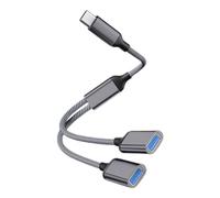 Cavo sdoppiatore USB tipo C maschio a 2 femmina connettore cavo di prolunga USB Hub dati adattatore split