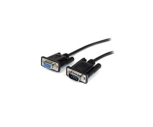 Cavo seriale DB9 RS232 in collegamento diretto - STARTECH.COM - Prolunga cavo seriale - Nero - 3 m