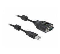 Cavo seriale DELOCK 90497 USB tipo A su DB9 RS-232 con 9 LED 2 m Nero