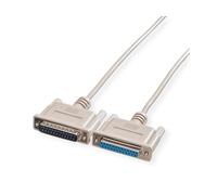 ROLINE 11013660 - Cavo seriale, 25 poli RS-232, connettore/presa, 6,0 m.