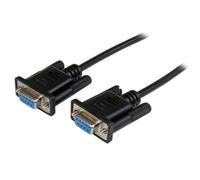 Cavo seriale Startech SCNM9FF2MBK DB9 Null Modem 2 m F/F Nero