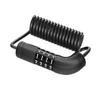 Cavo Serratura Casco da Moto,Bicicletta Leggeri E Retrattili Antifurto,Lucchetto Casco Bici - Per Città, Montagna, Strada, Viaggio, Outdoor, Scuola, Portapacchi, Manubrio,