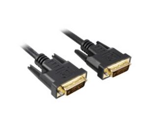 Cavo Sharkoon DVI-D a DVI-D 3 m Maschio/Maschio Nero Compatibile monitor