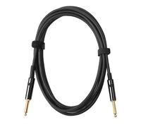 Cavo Silenzioso per Chitarra Elettrica Cavo Audio Muto da 3 Metri Cavo di Collegamento per Strumento ABS Cavi per Strumenti per Altoparlante Basso (Spina doppia dritta)