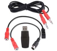 Cavo simulatore RC 22 in 1, simulatore di volo USB per aereo RC con cavi Set di dispositivi di addestramento per modello di volo per Realflight G7/ G6/ G5 Phoenix 4 E2HG