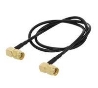 Cavo SMA-07-0.5 50 Ω 0,5 m RP-SMA maschio, nero su entrambi i lati ONTECK