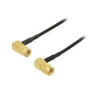 Cavo SMA-07-1.0 50Ω 1m RP-SMA maschio, angolato nero su entrambi i lati ONTECK