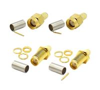 Cavo SMA connettore RP maschio/femmina coassiale a crimpare (tipo 1, 2 pezzi)