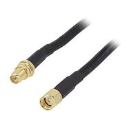 Cavo SMA-M/F-OTK2 50Ω 2m RP-SMA maschio,RP-SMA femmina nero dritto ONTECK