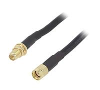 Cavo SMA-M/F-OTK5 50Ω 5m RP-SMA maschio,RP-SMA femmina nero dritto ONTECK