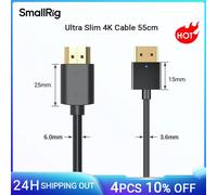 Cavo SmallRig Ultra sottile da 55cm (da A A) 4K per fotocamera DSLR/Monitor/trasmettitore Video Wireless e cavo ricevitore, aggiornato-2957B