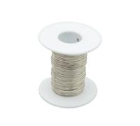 Cavo smaltato LED da 3-15 cm, 100 m, isolato in gomma, for saldatura di luci al neon da 12 V/24 V e collegamento intermedio(Silver 5cm 2000PCS)