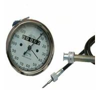 Cavo Smiths Speedo bianco 120 Mph+54" replica per Royal Enfield BSA