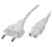 Cavo SN14-2/07/3WH CEE 7/16 (C) maschioIEC C7 femmina3 metri bianco PVC 25A LIAN