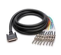 Cavo Snake Hosa DTP802 DB25 a 8 x TRS 6,6 piedi DB25 a TRS Snake