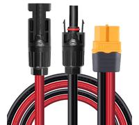 CAVO SOLARE 10 AWG SPINA XT60 ADATTATORE 6 MM2 COMPATIBILE ECOFLOW