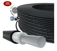 Cavo Solare 5-200M H1Z2Z2-K 10 Mm² Nero Fotovoltaico Senza Alogeni