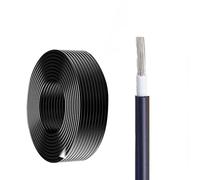 Cavo Solare Fotovoltaico Da 1,50 Mm² A 10,00 Mm², Filo Di Rame Stagnato, Isolamento XLPE, Cavo Di Alimentazione Fotovoltaica CC for Pannelli Solari, Sistemi Fotovoltaici(300ft,2.50mm²-1C)