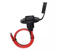 Cavo solare in rame 30 cm isolamento in PVC per moto rame solare | per spina standard SAE, lunghezza 30 cm, sistemi 12 V, auto Marine RV, connessione sicura