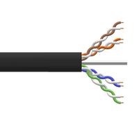 CAVO SOLIDO UTP PER RETI CATEGORIA 6 GUAINA PE PER ESTERNO AWG23 MATERIALE CCA M