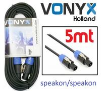 CAVO SPEAKON M. + SPEAKON M. 5 METRI CASSE ACUSTICHE PASSIVE AMPLIFICATORE SPEAK