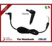 Cavo Spinotto Filo per Alimentatori ASUS DC Power Jack da 5,5x2,5mm (1,2mt)