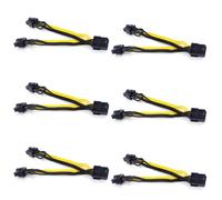 Cavo splitter a Y da 6X EPS CPU 8 pin a 2 porte PCIe Dual PCI-E 6+2 pin 20 cm