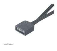Cavo Splitter Addressable RGB Akasa AK-CBLD08-12BK 0,12 m Nero