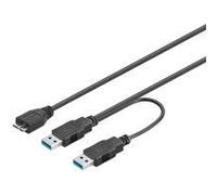 CAVO SPLITTER ALIMENTAZIONE USB 3.0 CONNETTORI 2XA - 1X MICRO B NEW