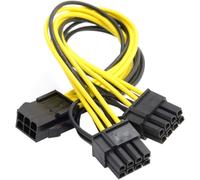 Cavo Splitter Di Alimentazione PCI-E PCI Express ATX, 6Pin, Da Maschio a Doppia