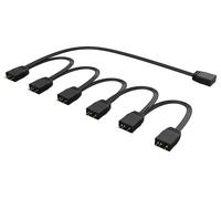Cavo Splitter LED aRGB 6 Vie - AK-CBLD13-85BK