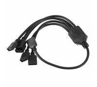 Cavo splitter LED ARGB da 1 a 5 vie, nero