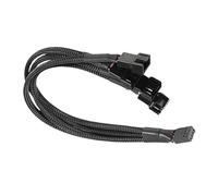 Cavo Splitter Multi -ventola Da 1 A 4 Porta Consente Controllo Simultaneo Delle Ventole Raffreddamento Con Connettori Rinforzati Adattatore A Ventole Efficienza