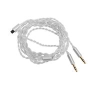 Cavo splitter per cuffie da 49,21 pollici, da 3,5 mm a 4,4 mm, in argento