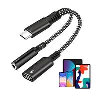 Cavo splitter per cuffie, jack per cuffie splitter a 2 vie | Adattatore per cuffie Splitter cavo adattatore da 3,5 mm, adattatore caricabatterie, splitter per cuffie per telefono, computer, auricolari