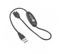 Cavo splitter per ventola dello chassis per il multiplexing dell'intestazione della scheda madre, mantiene la fedeltà del segnale e la precisione del tachimetro della ventola (50 cm grande a 4 pin)